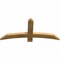 Ekena Millwork Bellingham Rough Sawn Timber Gable Bracket, Western Red Cedar, 48"W x 22"H x 2"D x 4"F, 11/12 Pitch GBW048X22X0204BEL00RWR - alternate 5